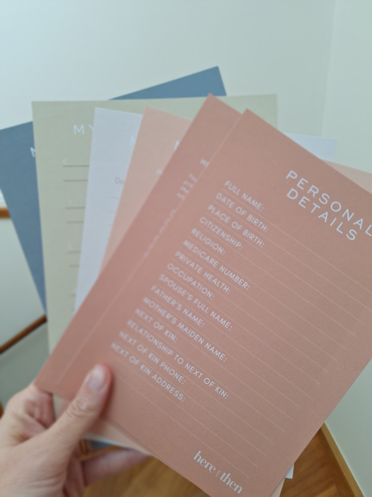 Here & Then Envelope & Checklist Set
