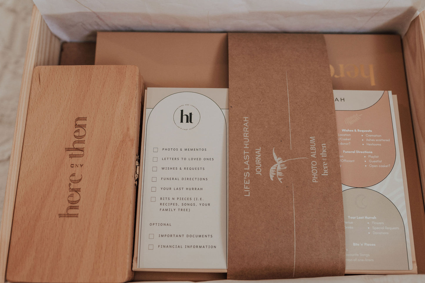 Here & Then Box - Burnt